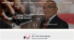 Desktop Screenshot of chicovigilante.com.br