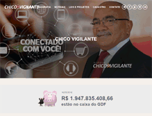 Tablet Screenshot of chicovigilante.com.br